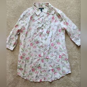 Ralph Lauren cotton sleep shirt